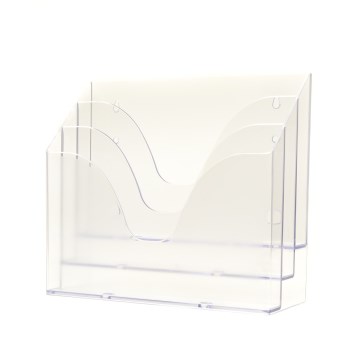 Organizador de Escritório 3 Entradas Cristal