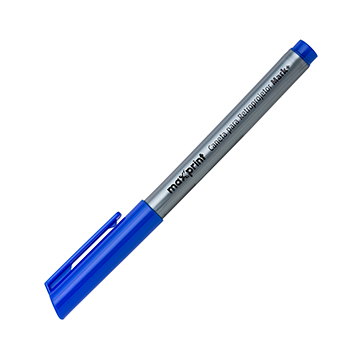 Caneta Retroprojetor Maxprint 2mm Azul