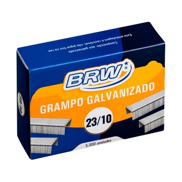 Grampo BRW 23/10 Galvanizado CX 5.000UN