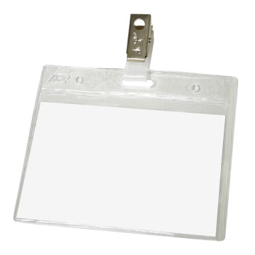 Crachá Identificador com Clips e Alça ACP 70mmx100mm
