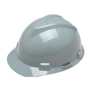 Capacete MSA V-GARD com Suspensão e Jugular Cinza
