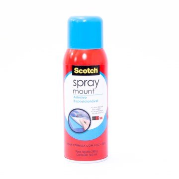 Cola em Spray Scoth 3M 290g Spray Mount Reposicionável
