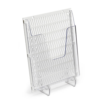 Expositor para Papéis Cristal com Fundo Branco