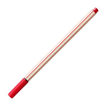 Caneta Hidrográfica Compactor 0,4mm Vermelha Microline