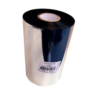 Ribbon de Cera 110mm X 450m Mastercorp G42 10020005 Preto