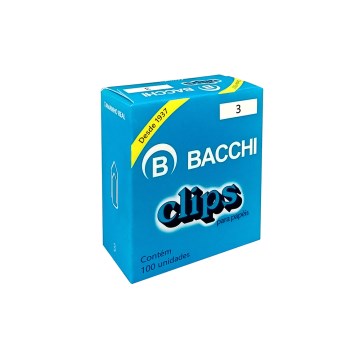Clips Galvanizado Bacchi N°3 CX 100UN