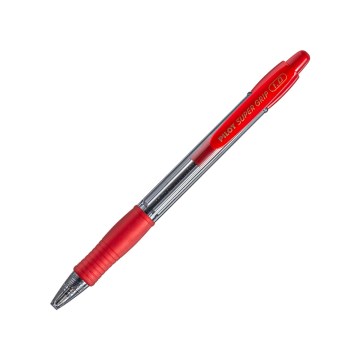 Caneta Esferográfica Pilot 1mm Super Grip Vermelha