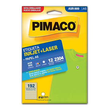 Etiqueta Autoadesiva A5R909 Ø09mm Redonda Pimaco