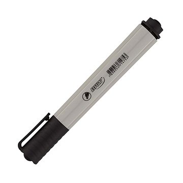 Marcador de Quadro Branco BRW Preto Recarregável