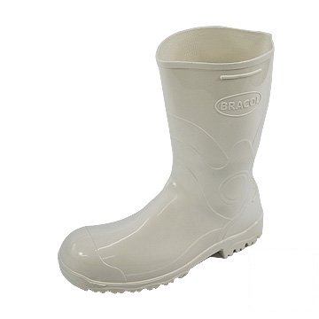 Bota Bracol PVC AcquaLev 85BPC600 Curta Branca Nº46 c/1