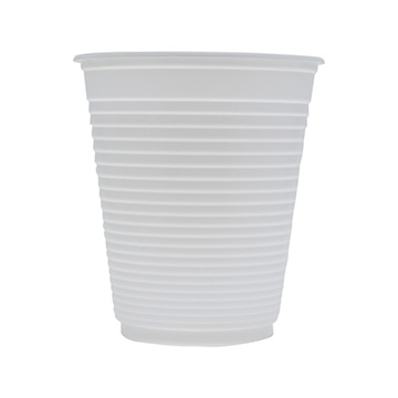 Copo Descartável PS Branco 180ml PCT 100UN