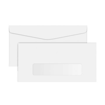 Envelope Ofício com Janela Foroni Offset 114x229mm PCT 10UN