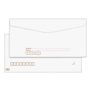 Envelope Ofício RPC Foroni Branco 75g 114x229mm PCT 10UN