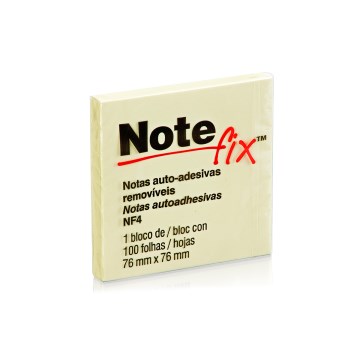 Bloco Adesivo Note Fix 3M 76X76mm Amarelo
