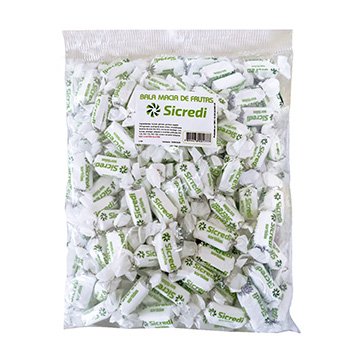Bala Mastigável Sicredi Sabor Fruta PCT 600g