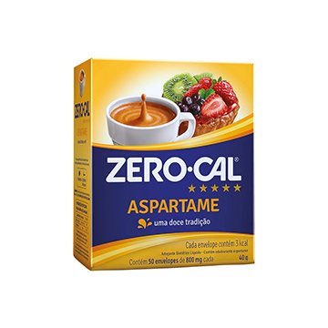 Adoçante Pó Zero Cal Aspartame Sachê 0,8g CX 1000un