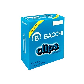 Clips Galvanizado Bacchi N°1 CX 100UN