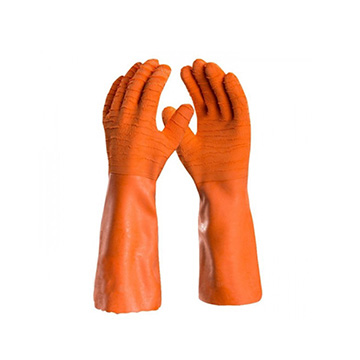 Luva de Segurança Látex 321 Laranja 7 Mucambo