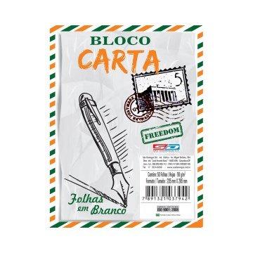 Bloco de Rascunho São Domingos 205x265mm Sem Pauta 50fls
