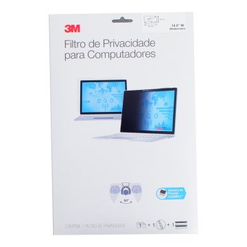 Filtro de Privacidade Tela 14" Wide 3M HB004276695 Preto