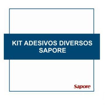 Kit Adesivos diversos Sapore PCT 10UN