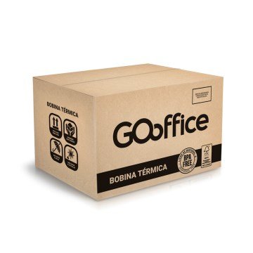 Bobina para Senha Go Office 01 via Térmica 57 X 40 c/10
