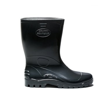 Bota PVC StivalettoMax Preta C.Médio sem Bico - Nº36/37