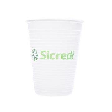 Copo PP 200ml Sicredi Branco ABNT CX 3.000UN
