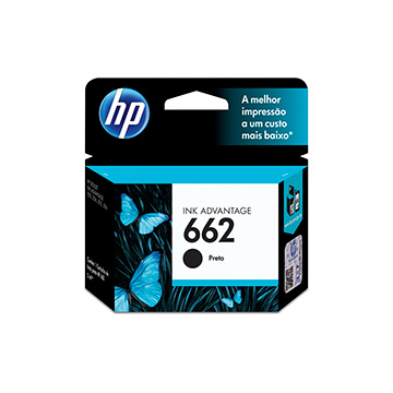 Cartucho HP CZ103AB Preto 662