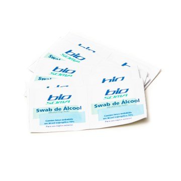 Álcool Swab 70° Bio Soma CX 100UN