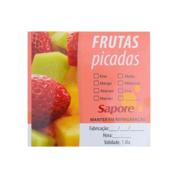Adesivo Sapore Fruta Picada PCT com 100UN