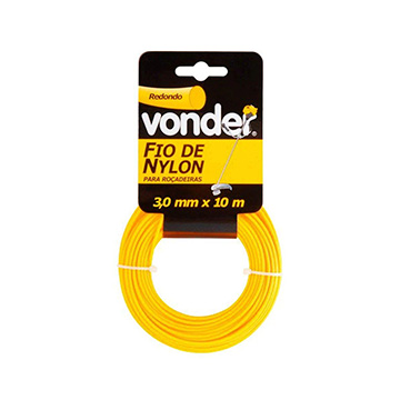 Fio de Nylon Vonder 3mm Redondo 10m