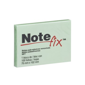 Bloco Adesivo Note Fix 3M 76X102mm Verde