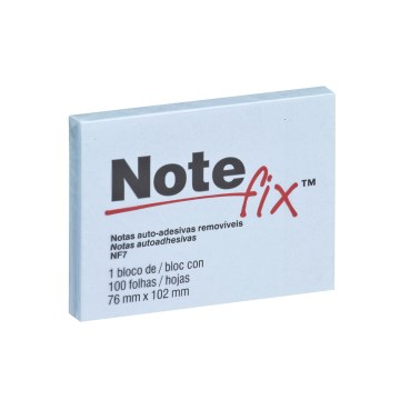 Bloco Adesivo Note Fix 3M 76X102mm Azul