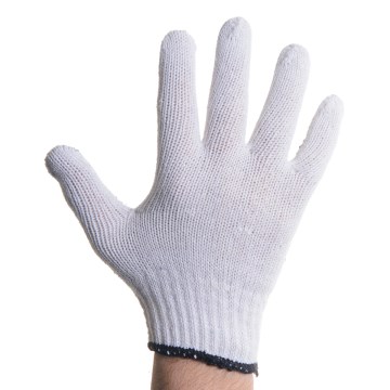 Luva Tricotada Volk Cotton Pigmentada Algodão Branca