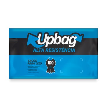 Saco para Lixo Alta Resist Up Bag ABNT Azul 50L 50UN