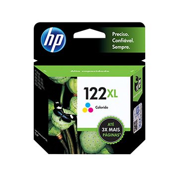 Cartucho de tinta HP 122XL CH564HB Colorido Original