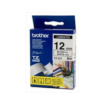 Fita Rotuladora Original Brother TZE-231 12mm x 8m BR/PT