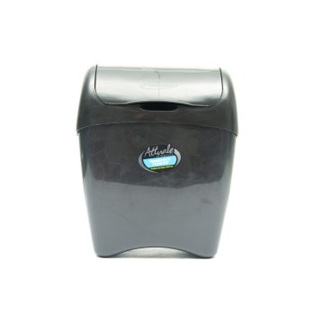 Lixeira Plástica Plasvale Preta Basculante 4,1L