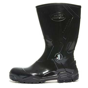 Bota PVC Italbotas Evolution Cano Longo Preta Bico Aço 41