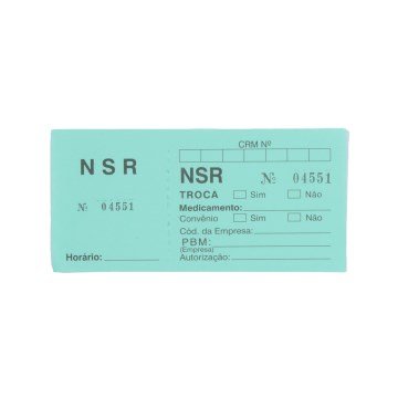 Bloco NSR Raia com Numeração de 1 A 5000 PCT 100 Blocos