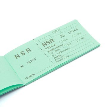 Bloco NSR Raia com Numeração de 15001 A 20000 PCT 100 Blocos