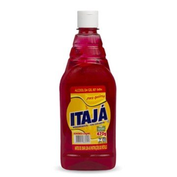 Álcool Gel 80° INPM Itajá CX 12x470grs