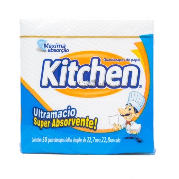 Guardanapo Folha Simples Kitchen 22,7x22,8cm 50UN
