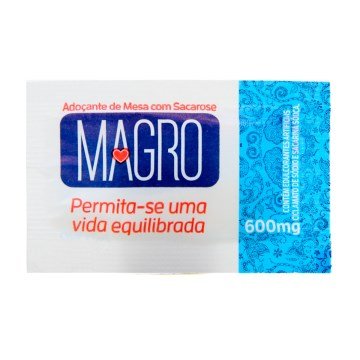 Adoçante Pó Magro Sacarose Sachê 6g CX 1000UN