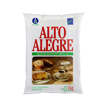 Açúcar Refinado 1 Kg | Alto Alegre