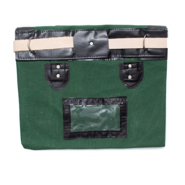 Sacola Malote Malacre M0D01 47x34x14cm em Lona Verde