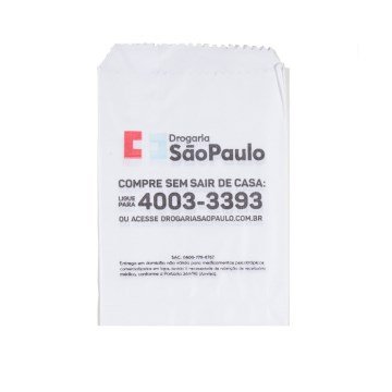 Saco de Papel D São Paulo 10x20cm PCT 500UN