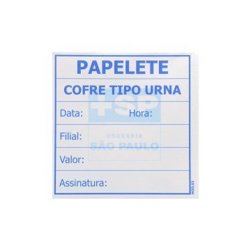 Bloco Cofre Urna DPSP 100fls