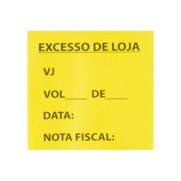 Bloco Excesso de Loja 60fls